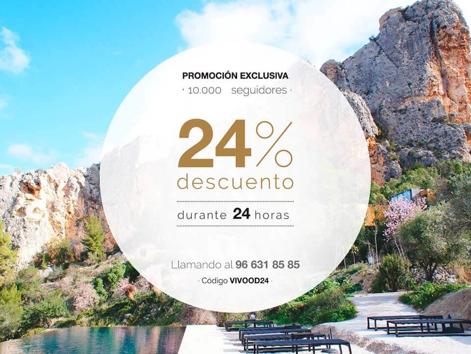 promoción 24% descuento Hotel Vivood